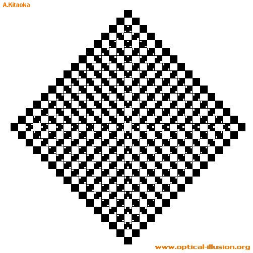 bending squares illusion