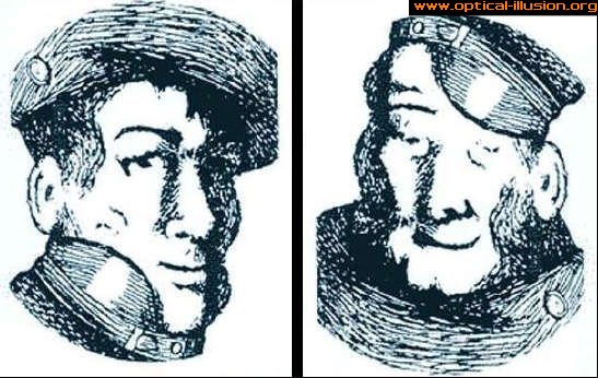 inverted faces illusion