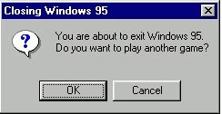 Closing Windows 95