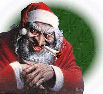 Papa Noel fumeta