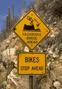 Cuidado si vas en bici