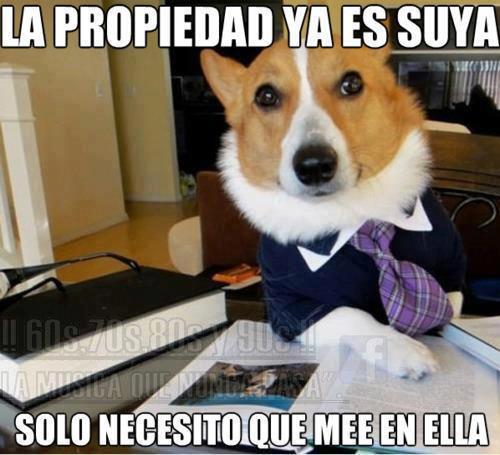 La propiedad ya es suya