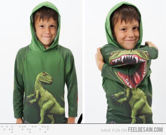 Sudadera original con dinosaorio