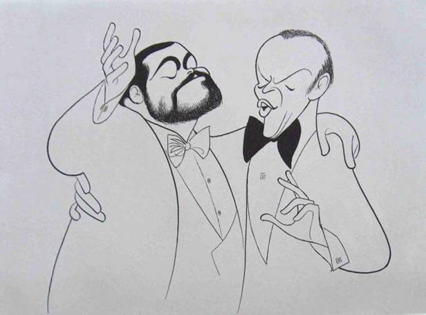 Sinatra and Pavarotti
