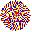 Coloured spiral. (The image is Copyright A. Kitaoka)
