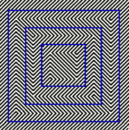 Do the squares appear distorted?