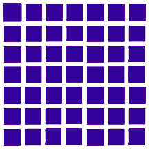 Do you see spots in between squares?