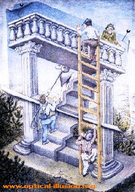 Where is the ladder leading?