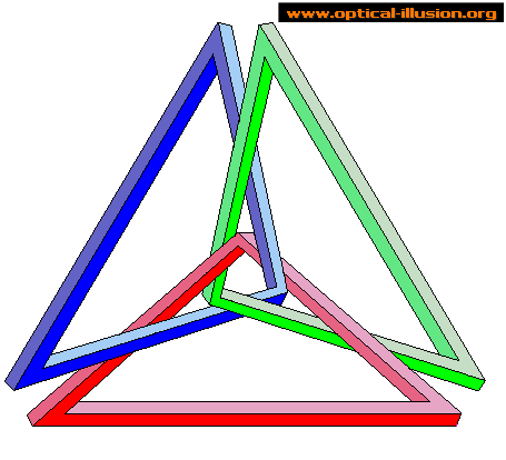 triangles illusion