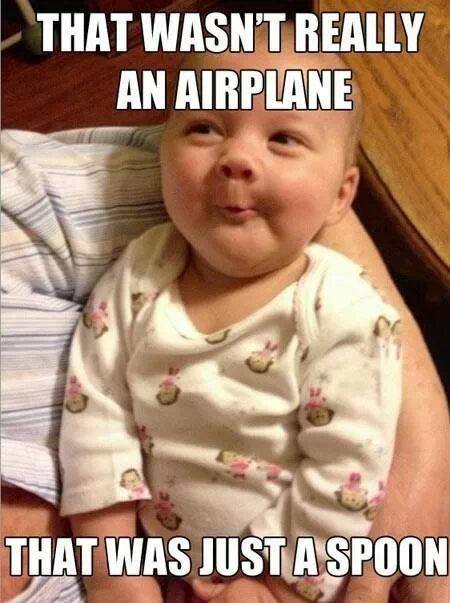 Airplane or spoon