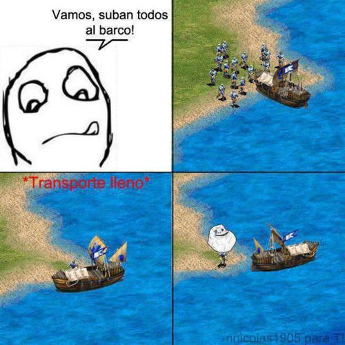Transporte lleno