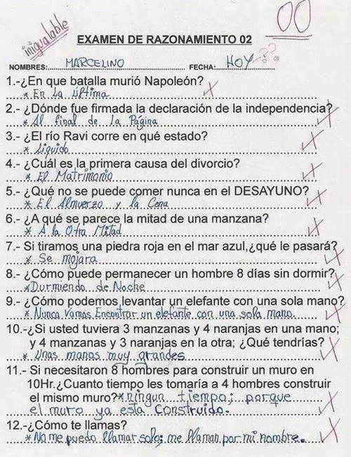 Examen original 14