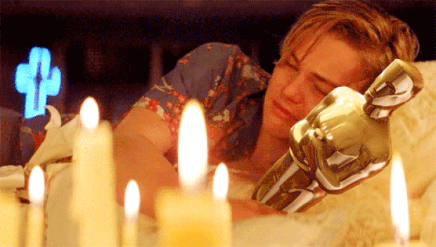 Leonardo DiCaprio llora con Oscar