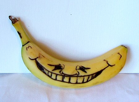 La gran sonrisa de la banana