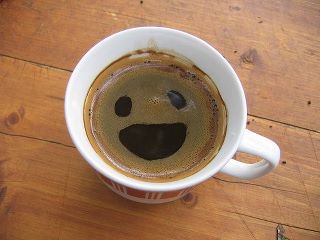 Smiley cafetero