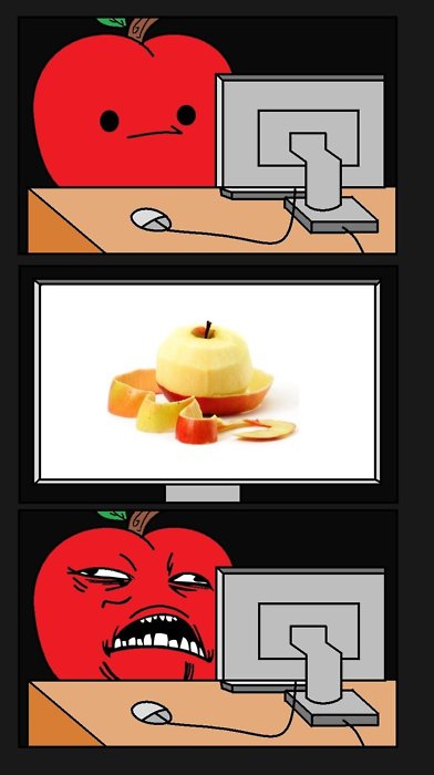 Manzana pelada