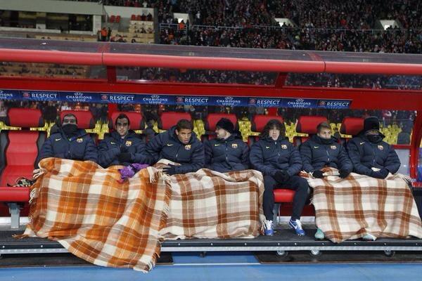 Carles Puyol y el frio