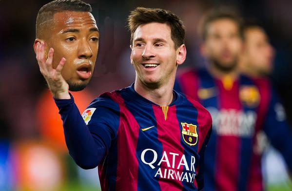 Messi y Boateng