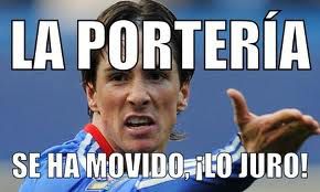 Fernando Torres y la porteria