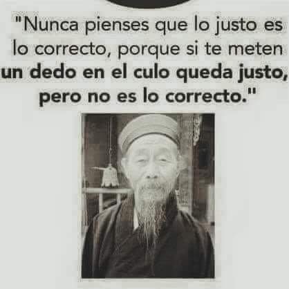 Lo justo y lo correcto