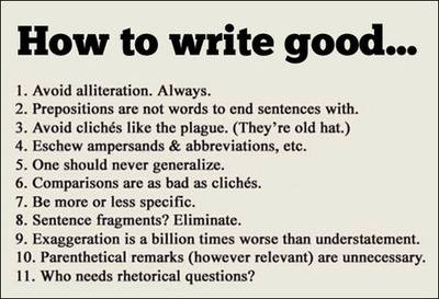 How to write good