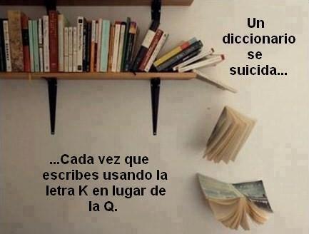 Un diccionario se suicida