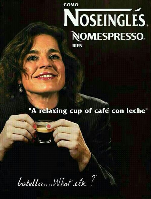A relaxing cup of cafe con leche
