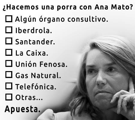 La porra de Ana Mato