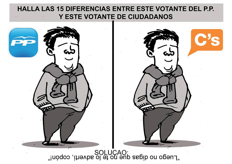 Diferencias entre PP y Ciudadanos