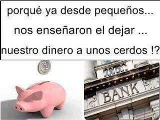 El dinero y los cerdos