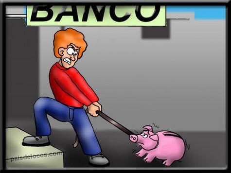 El banco y la hucha