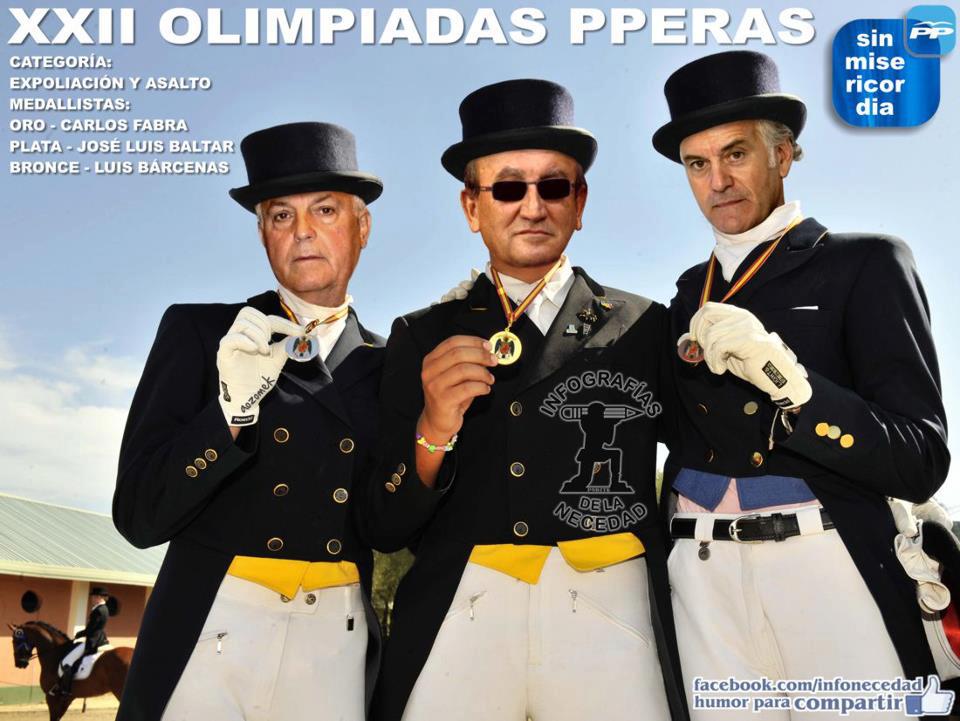 Fabra Baltar y Barcenas en las Olimpiadas PPeras