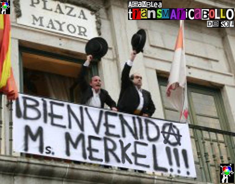 Bienvenida Sra Merkel