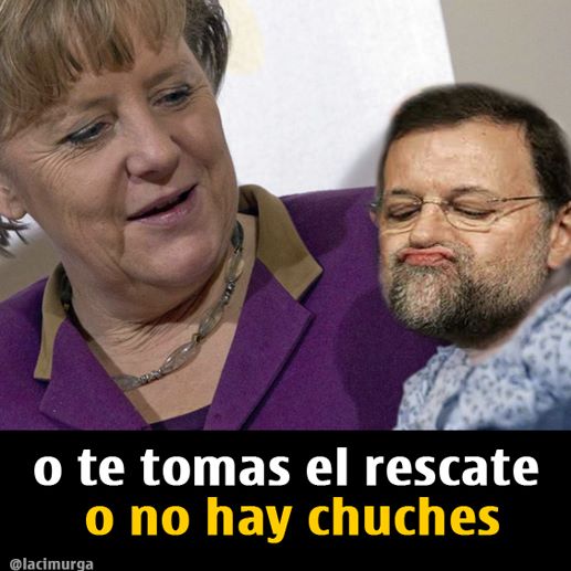 Marianito o te tomas el rescate o no hay chuches