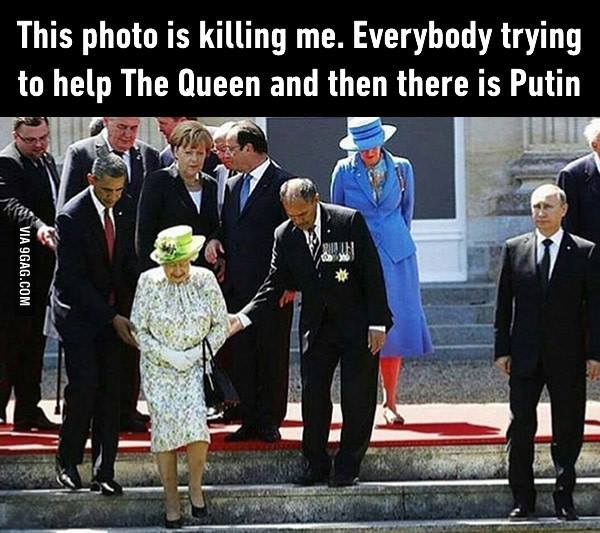Putin and The Queen