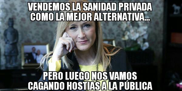 Cifuentes y la Sanidad Privada