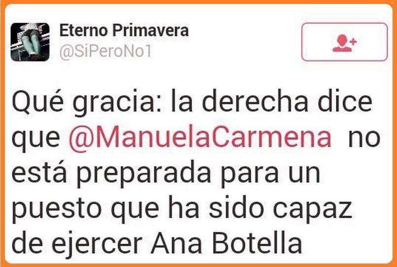 Manuela Carmena vs Ana Botella