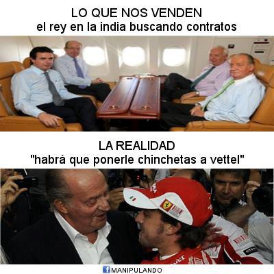 El Rey viaja a La India