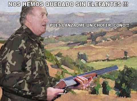 Juan Carlos de caza