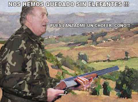 Juan Carlos de caza