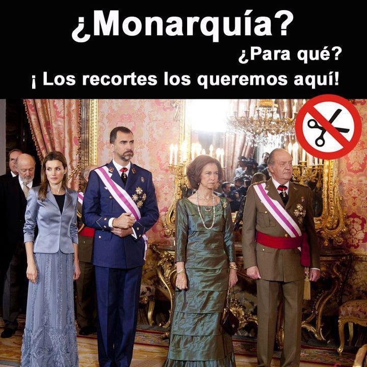 La monarquia y los recortes