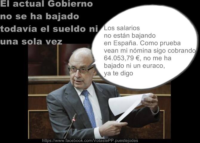 El sueldo de Montoro