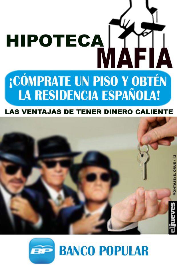 El Banco Popular presenta la Hipoteca Mafia