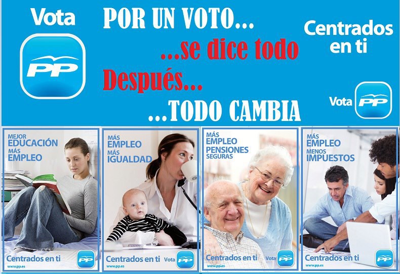 Lo que el PP dijo por un voto