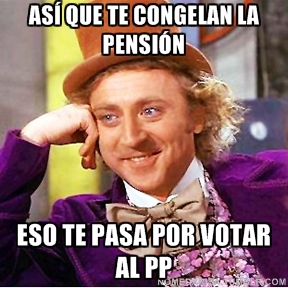 Lo que pasa por votar al PP