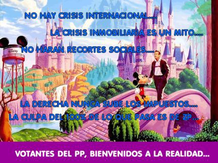 Votantes del PP bienvenidos a la realidad