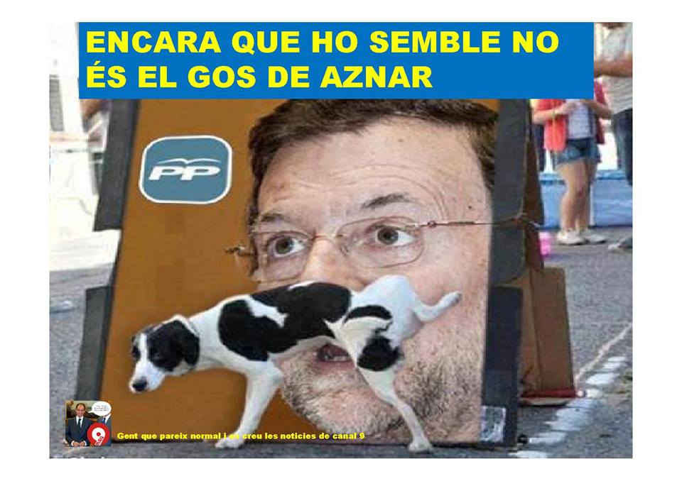 Encara que ho semble no es el gos de Aznar