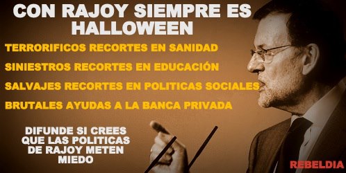 Con Mariano siempre es Halloween