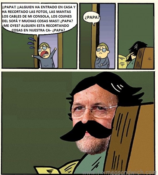 Los recortes en casa los hace Mariano