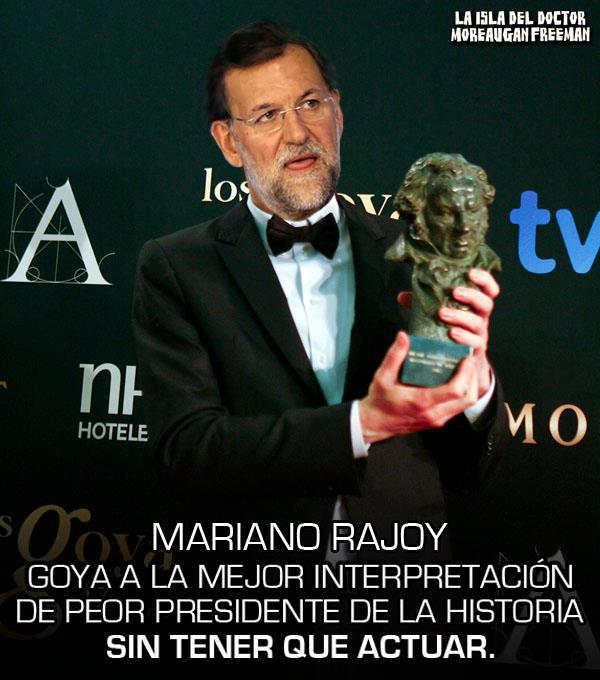 Mariano gana su Goya